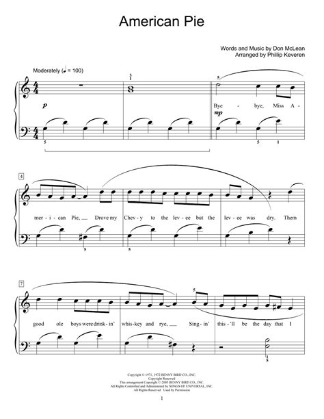 American Pie | Sheet Music Direct