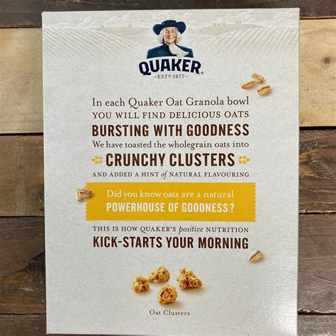 2x Quaker Oat Granola Golden Crunch Boxes 2x500g And Low Price Foods Ltd