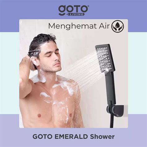 Jual Goto Living Goto Emerald Rain Shower Tiang 1 Set Sower Kamar Mandi