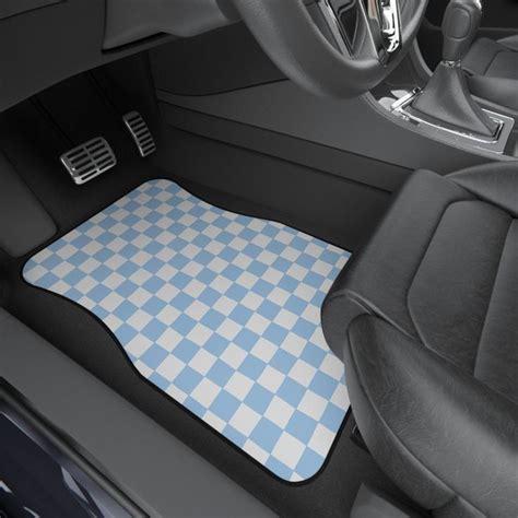 Car Mat Baby Blue Car Mats Floor Mats for Cars Checkerboard Car Mats ...