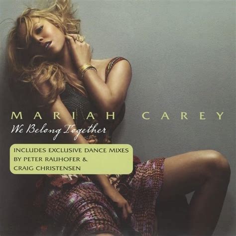 Mariah Carey - We Belong Together (UK Maxi-Single) Lyrics and Tracklist ...