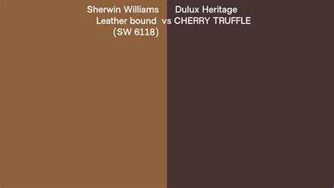 Sherwin Williams Leather Bound Sw Vs Dulux Heritage Cherry