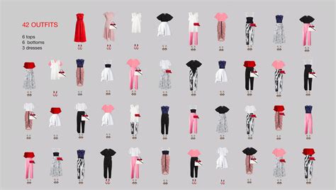 Capsule Wardrobe Example 42 Outfits For The Rectangular Body Type Rectangle Body Shape