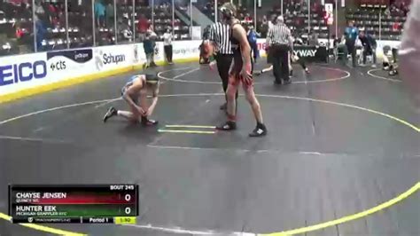 100 Lbs Cons Round 4 Hunter Eek Michigan Grappler Rtc Vs Chayse