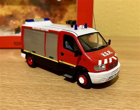 NOREV 1 43 SCALE RENAULT MASCOTT FIRE ENGINE POMPIERS EBay