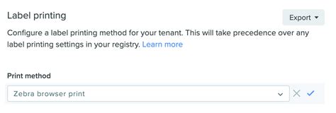 Label Printing with Zebra Browser Print – Benchling
