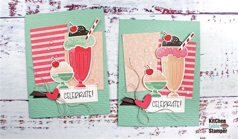 Share A Milkshake Stamp A Stack Card Class Celebrate Part Of