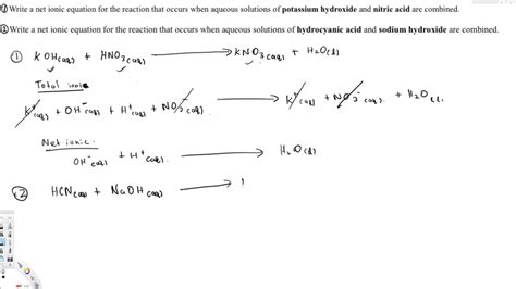 Write Ionic Equations Chemistry - Tessshebaylo