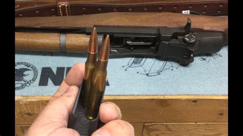 How To Load The M1 Rifle With 2 8 Rounds Youtube