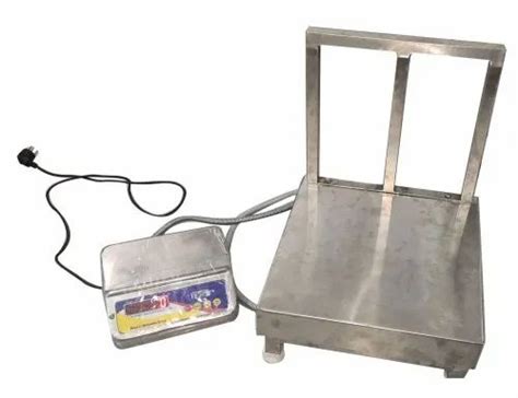 TVS Stainless Steel Digital Platform Weighing Scale For Industrial At