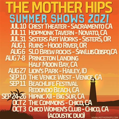 Summer Tour Dates Announced! - The Mother Hips