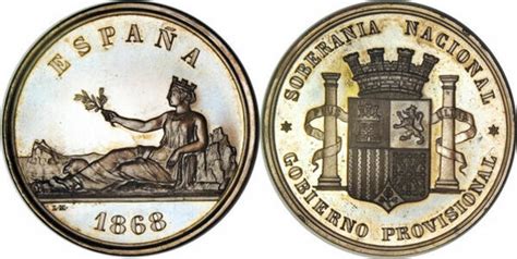 Pesetas Provisional Government Espa A Numista