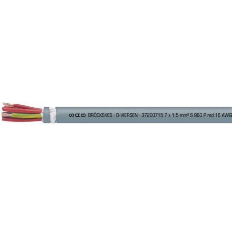 Cable eléctrico de gran flexibilidad S 960 P red SAB BROECKSKES