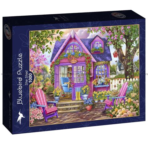 Det Lille Lilla Hus 1000 Brikker Puslespil Bluebird Puzzle 90598