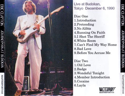 Eric Clapton Journeyman At Budokan Tokyo Japan December