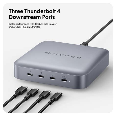 Hub Usb C Hyperdrive Thunderbolt 4 Power Hub Mac Center