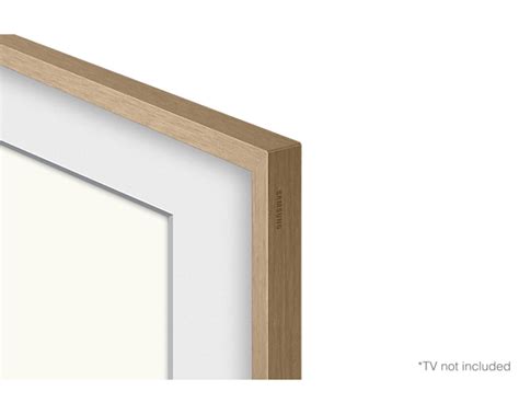 Teak Customisable Bezel For 85 Inch The Frame Samsung Uk