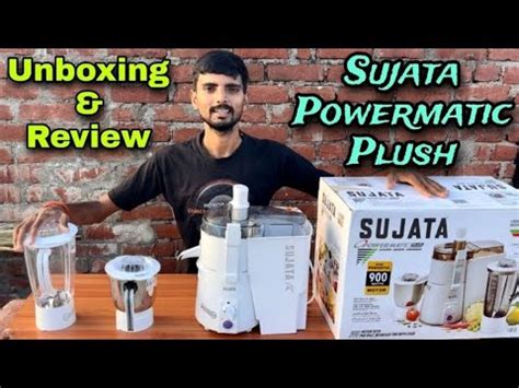 Sujata Powermatic Plus Juicer Mixer Grinder Watts Unboxing Review