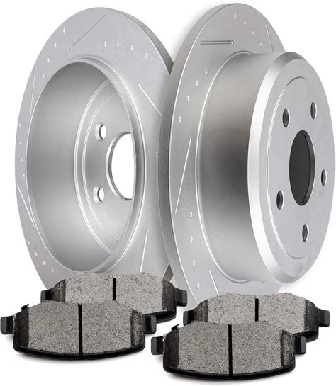 Amazon SCITOO Brake Kit Rear Brake Rotors And Ceramic Brake Pads