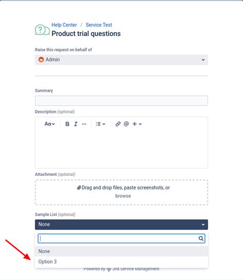 Solved Jsm Display Field Options Based On The Request Typ