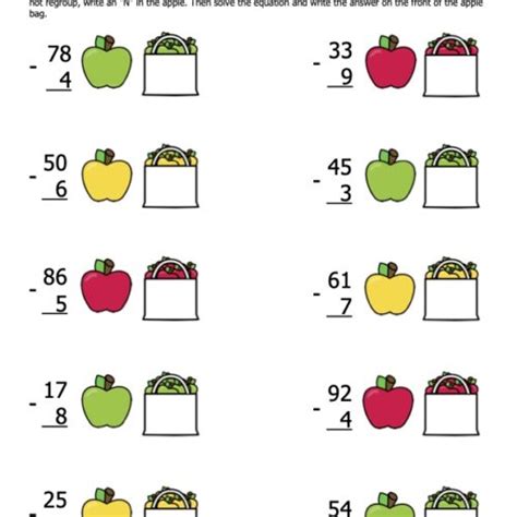 Subtraction With And Without Regrouping Worksheets Create Your Homeschool