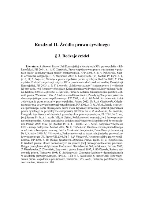 16694 prawo cywilne czesc ogolna adam olejniczak fragment Rozdział II