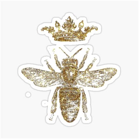 Royal Queen Bee Sticker For Sale By Hoangtk Redbubble