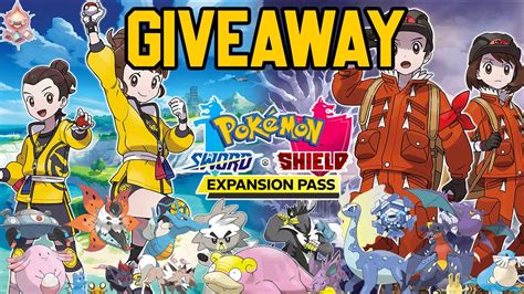 Giveaway PokÉmon Expansion Pass Sword And Shield Youtube