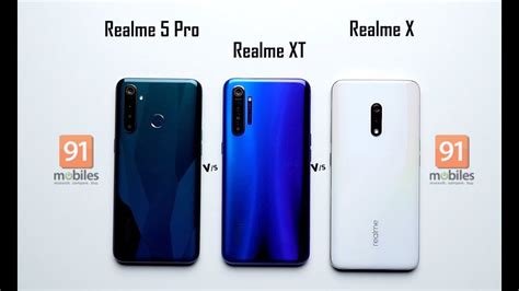 Realme Xt Vs Realme Pro Vs Realme X Comparison Overview Youtube