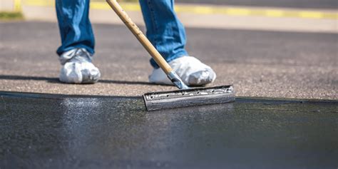 Driveway Sealing With Jet Asphalt Sealer. - Atlantic County Home Services