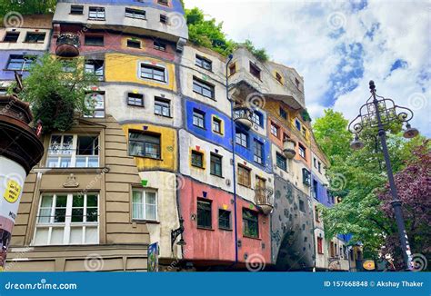 Hundertwasserhaus Editorial Image Cartoondealer