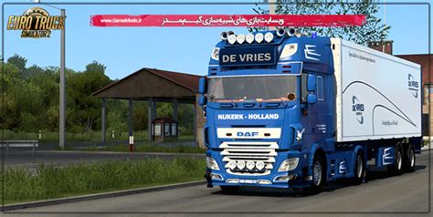 کامیون زیبای داف ۱۱۶ Devries داخلی برای بازی Euro Truck Simulator 2