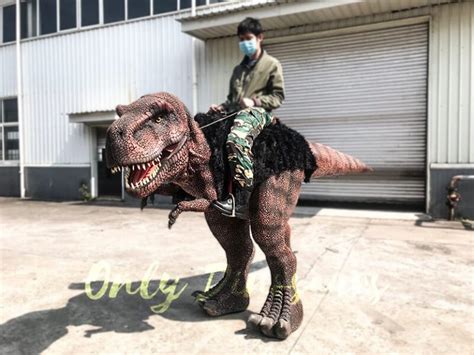 Ride-On T-Rex Realistic Costume | Only Dinosaurs