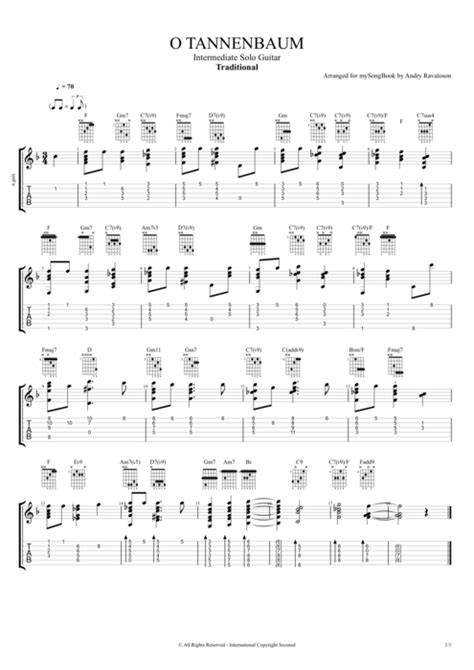 O Christmas Tree Guitar Chords