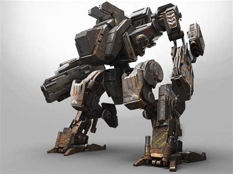 This Awesome 3D Printed Mech Is Made Of 129 Individual Parts 3DPrint