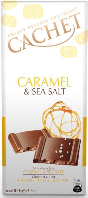 Cachet White Line Caramel Sea Salt Milk Chocolate 100g Dobra Cena