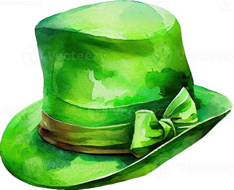 St Patrick Day Green Hat Watercolor 22154055 Png