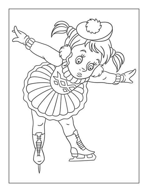 Coloriages Patinage Imprimer