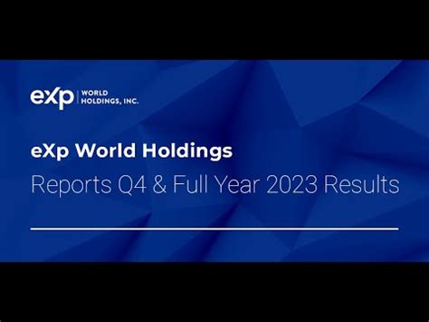 Exp World Holdings Reports Q And Full Year Results Youtube