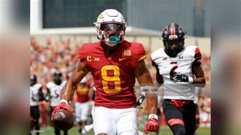 2023 Nfl Draft Player Profiles Iowa State Wr Xavier Hutchinson