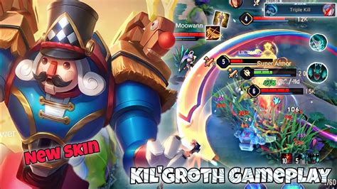 Kil Groth New Skin Christmas Express Jungle Pro Gameplay Arena Of