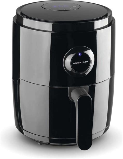 Gourmetmaxx Digitale Hetelucht Friteuse L W Zwart Airfryer