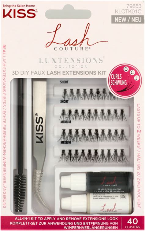 KISS Lash Couture Luxtensions Collection sztuczne rzęsy kępki