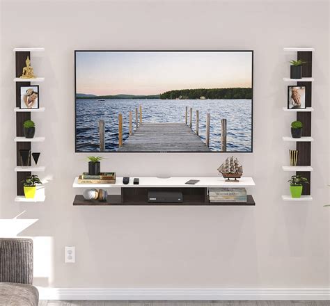 Wall Mount Tv Unit Engineered Wood Tv Entertainment Wall Unit Gkw Retail