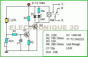 Schema Interupteur Crepusculaire Onduleurs Bricolage Lectronique