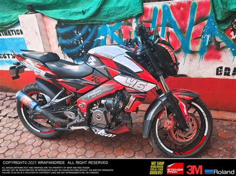 Wrap And Ride Bajaj NS 160 200 Decal Sticker Limited Edition Full Body