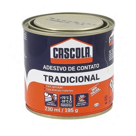 Cola De Contato Cascola Tradicional Sem Toluol 195g