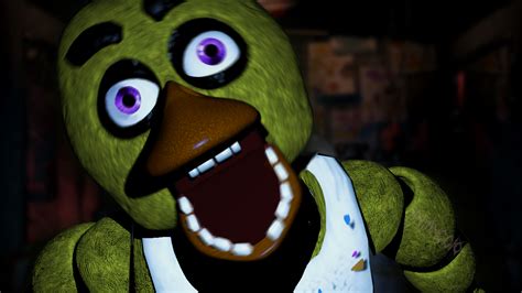 C4D|Remake|Chica Jumpscare by YinyangGio1987 on DeviantArt