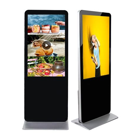 43 Inch Indoor LCD Advertising Display Standing Digital Signage Touch