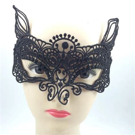 New 1pcs Black Women Sexy Lace Eye Mask Party Masks For Masquerade